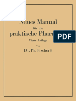 Neues Manual FR Die Praktische Pharmazie 1938