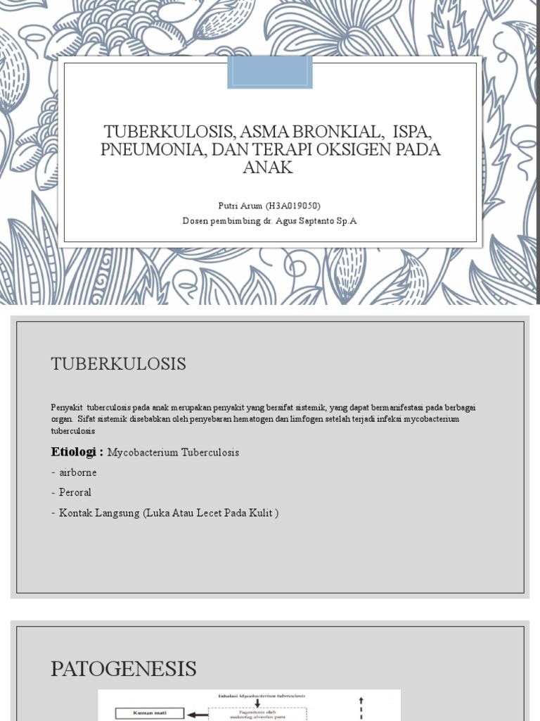 Penanganan Pneumonia Bronkial Anak | PDF | Kesehatan Holistik | Sains ...