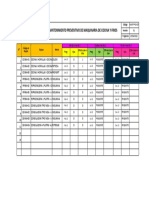 Registro de Mantenimiento Preventivo de Equipos y Maquinaria