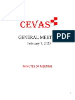 CEVAS General Meeting