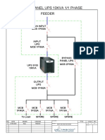 Wiring Panel UPS 10KVA