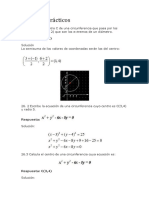 Ejercicios Praticos - Circunferencia