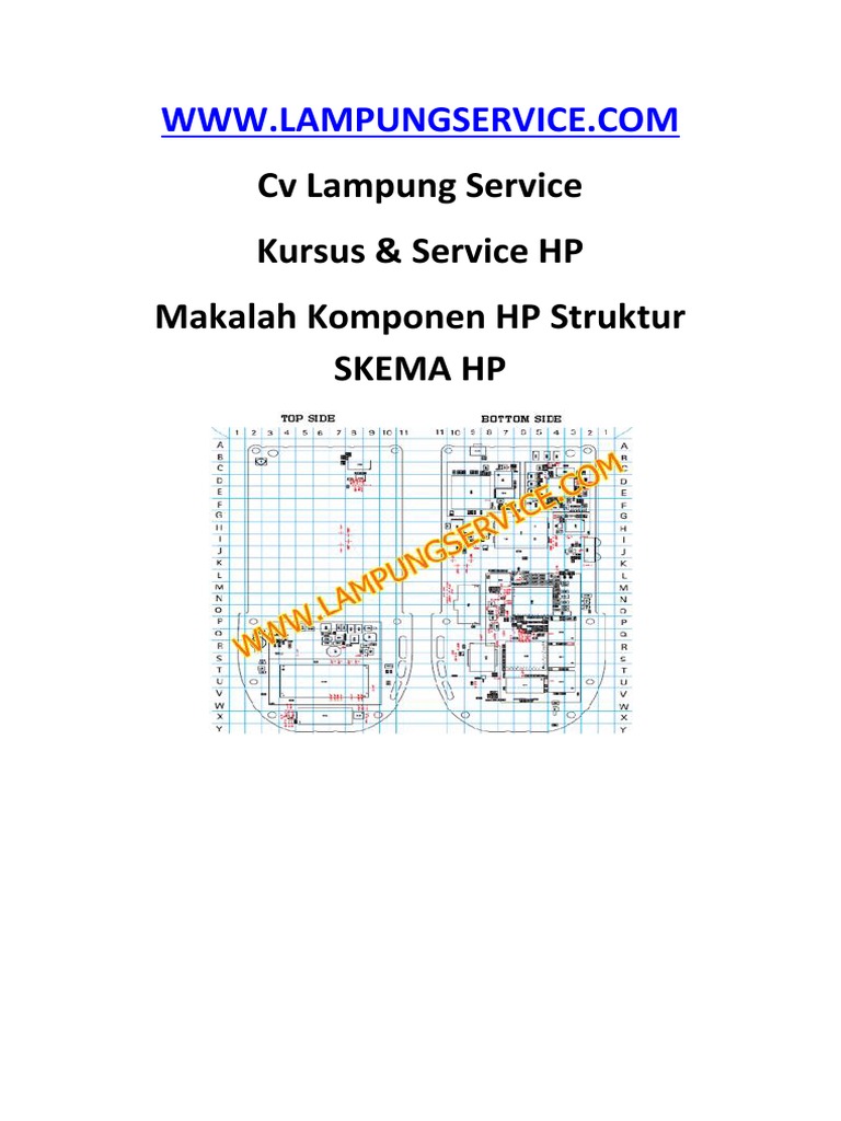 CV Lampung Service Kursus & Service HP Makalah Komponen HP Struktur ...