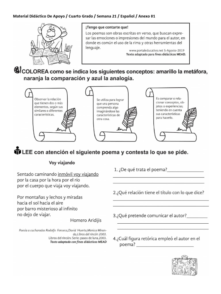 Anexos 4 To Grado Semana 21 | PDF