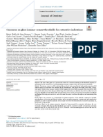 Consensus On Glass-Ionomer Cement Thresholds For Restorative Indications