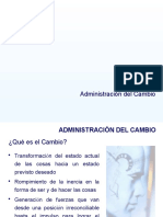 Administración Del Cambio