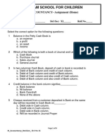 Cbse 11 Accounts CH 9 To 15 Revision Worksheet