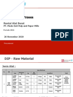 Alat Berat DIP PT Pindo Deli