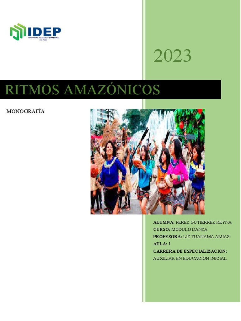 Ritmos y Danzas de la Amazonía Peruana | PDF | Bailes | Selva amazónica