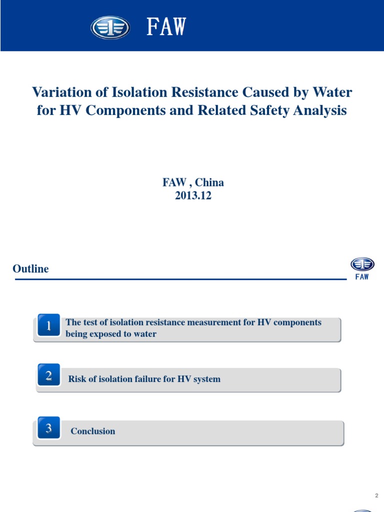 Automobile HV Safety System PDF Building Engineering Materials