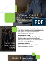 Prosedur pencatatan penjualan tunai