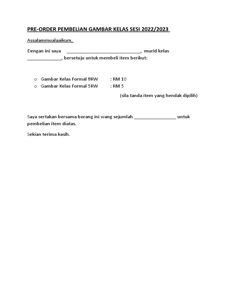 Surat Gambar Parents | PDF