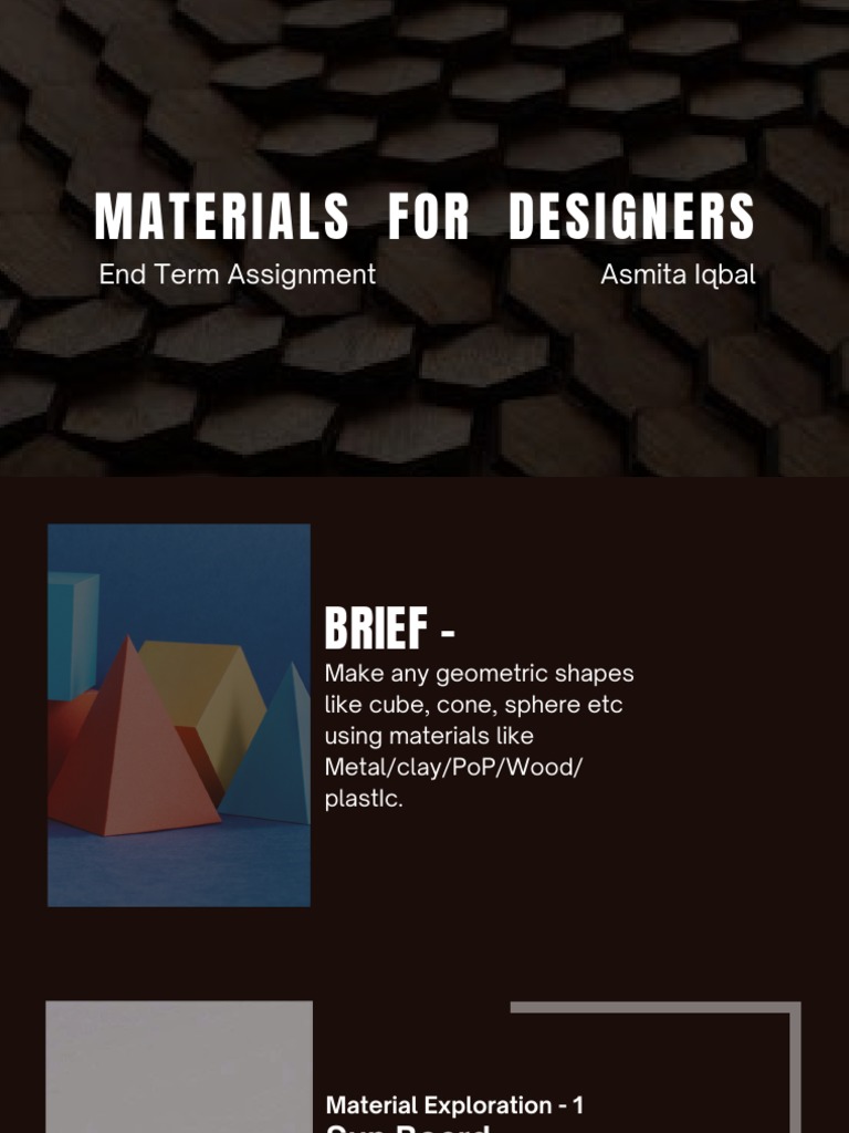 Materials For Designers PDF