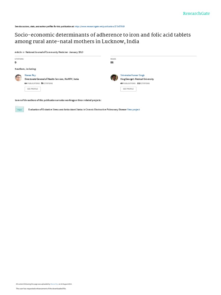 NJCM PDF Maternal Death Socioeconomic Status