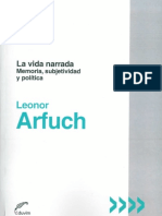 Arfuch La Vida Narrada