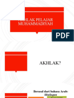 AKHLAK PELAJAR MUHAMMADIYAH