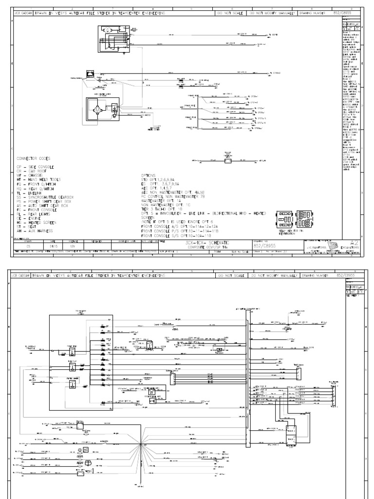 Diagram of Electrical Connections Between Steering System Components