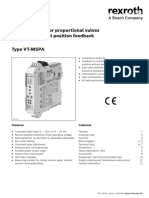 Rexroth - Valve Amplifier For Proportional Valves VT-MSPA