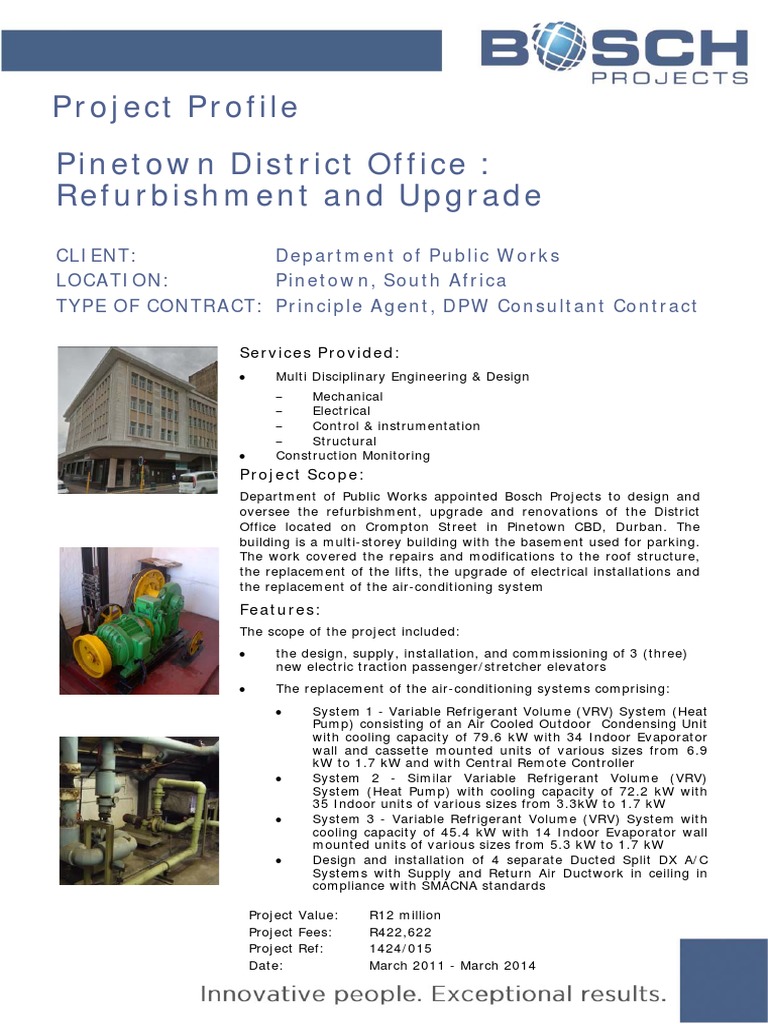 DPW District Office Building Services PDF Air