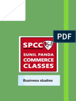 Business Studies Handwritten Notes SPCC