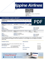 Electronic Ticket Receipt 10FEB For SIMPLICIA CANEZA