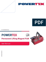 User Manual Powertex Permanent Lifting Magnet - GB