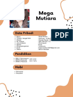 Mega Mutiara Biodata Pendidikan Hobi