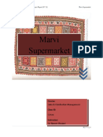 Marvi Supermarket Sales & Distribution Project Report