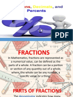 Business Math Lesson 1 Fractions,Decimalsand Percentage
