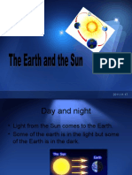 The Earth and The Sun