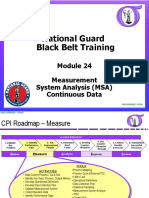 Module 24. MSA - Continuous Data