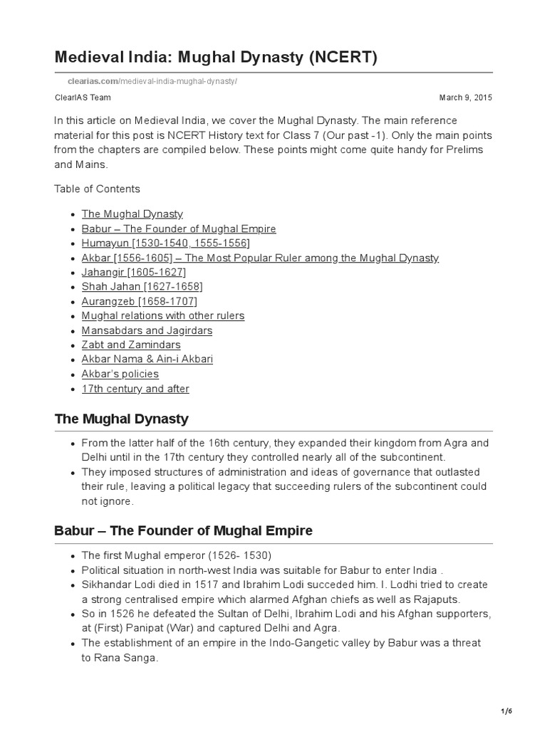MEDIEVAL INDIAN HISTORY NCERT PDF visual data 2