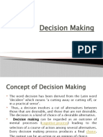 Decision Making Techniques and Process