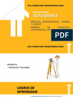 Topografía: - Brújula, Orientaciones, Rumbo - Manejo