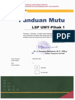 Panduan Mutu LSP UMY