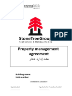 Property management agreement for Dubai rental unit