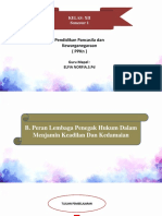 Bab 2 (B. Peran Lembaga Penegak Hukum)