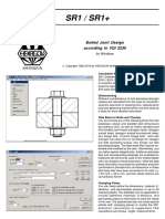 SR1 / SR1+: Bolted Joint Design According To VDI 2230