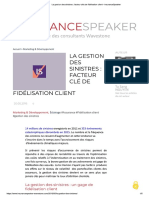 La gestion des sinistres _ facteur clés...fidélisation client - InsuranceSpeaker