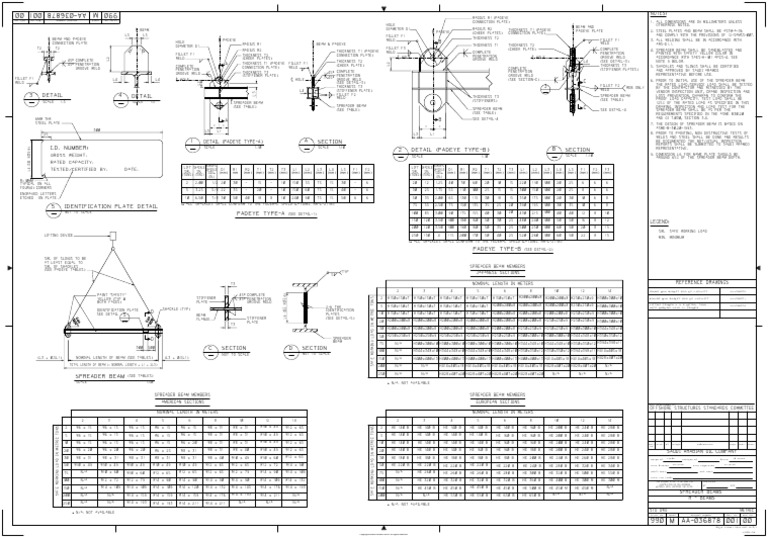 AA036878001 SPREADER BEAMS H Beam PDF