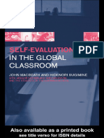 Self-Evaluation in The Global Classroom (Whats in It Forschools) (John Macbeath, Hidenori Sugimine)