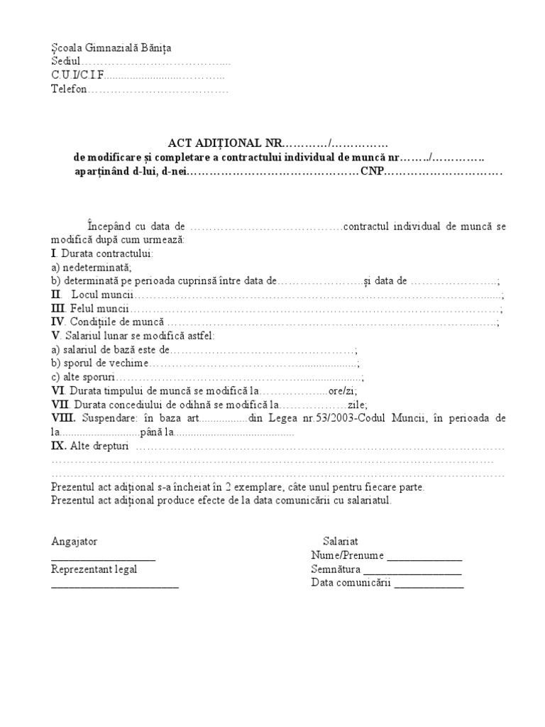 Act Aditional CIM | PDF