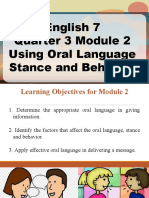 Q3 MODULE 2 Using Oral Language