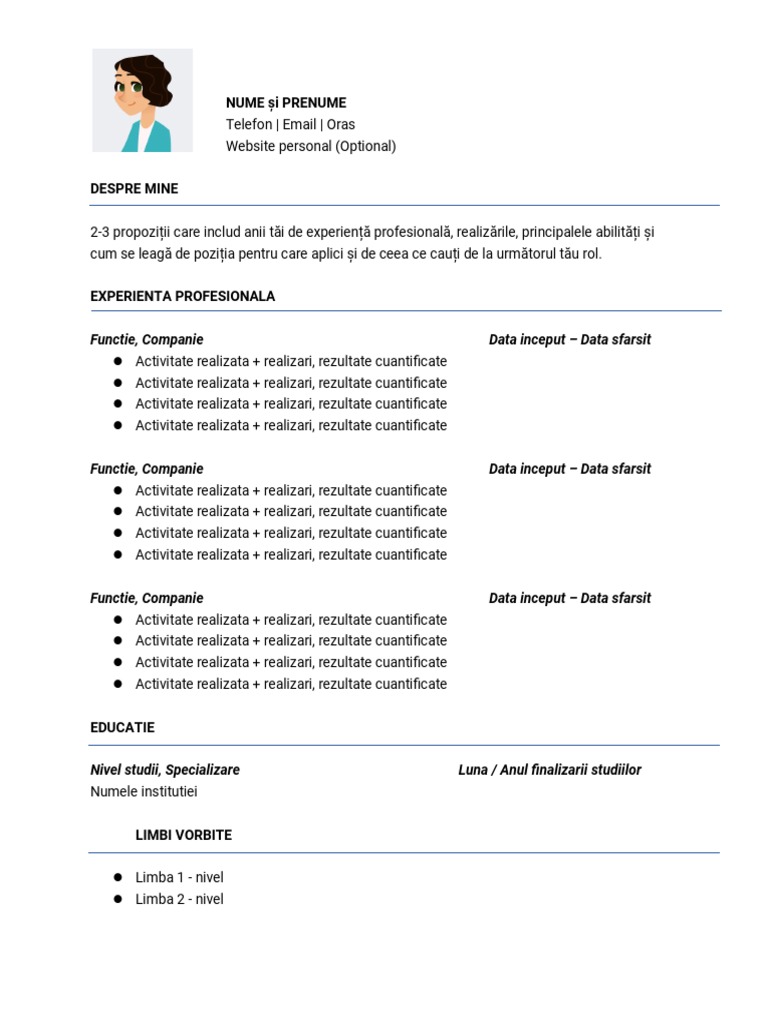 BestJobs Template CV | PDF