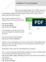 4 - Installing LibreOffice in Raspberry Running Raspbian