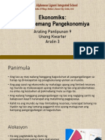 AP 9 - Ekonomiks - Q1 - L3 - Sistemang Pang-Ekonomiya