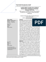 Analisis Risiko Produksi Karet Ribbed Smoked Sheet (Studi Kasus Di Kebun Merbuh, PTPN IX)