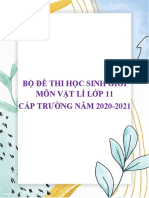 Bo de Thi Hoc Sinh Gioi Mon Vat Li Lop 11 Cap Tinh Nam 2020 2021 9202