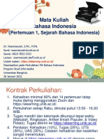 Pertemuan 1. Sejarah Bahasa Indonesia - Compressed