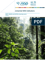 Syllabus - UNEP UNSIAP and UNITAR e Course On Environmental SDG Indicators